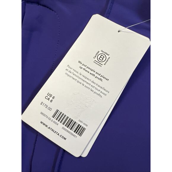 Athleta Women's Glacier Snow Skinny Pants Size 6 Purple Noble Blue 2022 New NWT - Picture 10 of 11